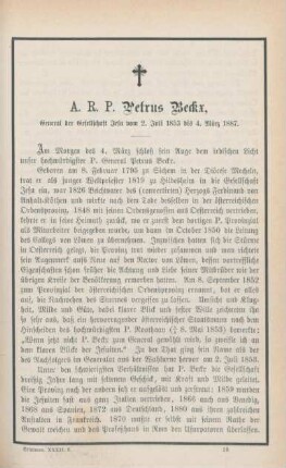 265-266 Nekrolog Petrus Beckx