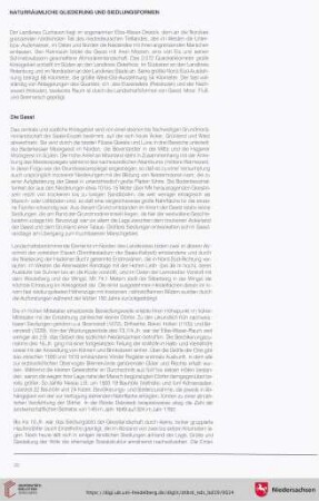 Naturräumliche Gliederung und Siedlungsformen