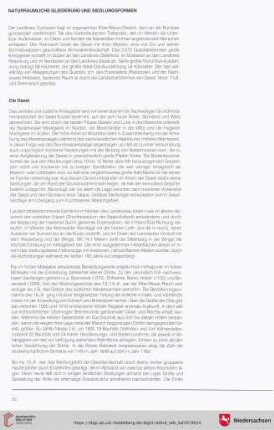 Naturräumliche Gliederung und Siedlungsformen