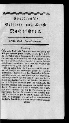 LVIII. Stück
