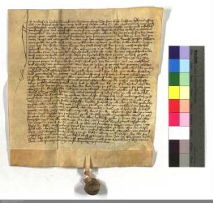 Ambrosius Hobeherr Burgmann zu Amöneburg, verkauft dem D.O. zu Marburg seinen Teil der Gülte, welchen er mit dem D.O. gemeinsam in Gross-Selheim f...