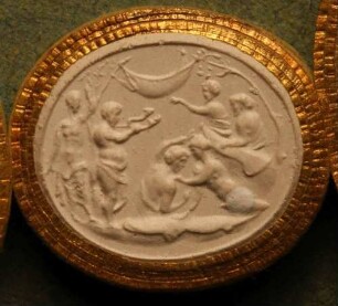 Die Vermählung von Bacchus und Ariadne (Daktyliothek, Erstes Mythologisches Tausend)