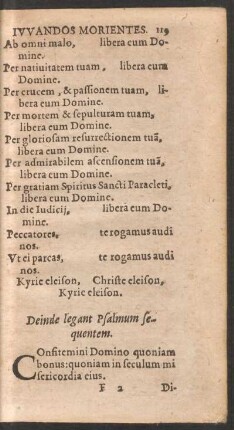 Deinde legant Psalmum sequentem.