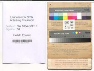 Entnazifizierung Eduard Hollidt , geb. 10.05.1886 (Prokurist)