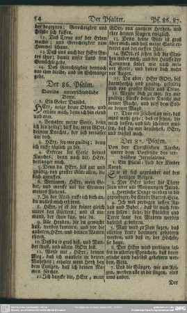 Der 87. Psalm