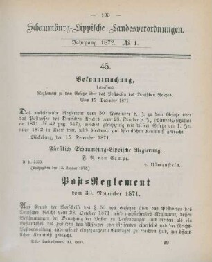 Schaumburg-Lippische Landesverordnungen