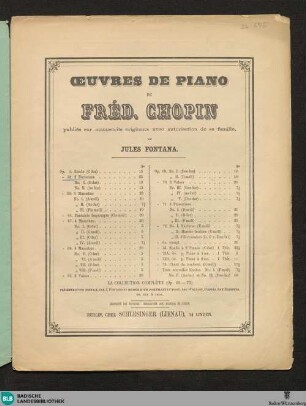 Deux Nocturnes pour Piano : Op. 32