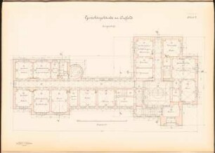Amtsgericht, Krefeld: Grundriss EG 1:100