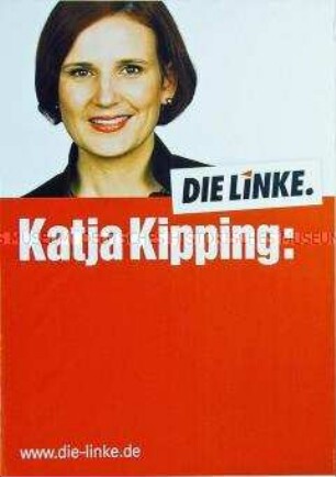 Wahlplakat der Partei Die Linke zur Bundestagswahl am 22. September 2013