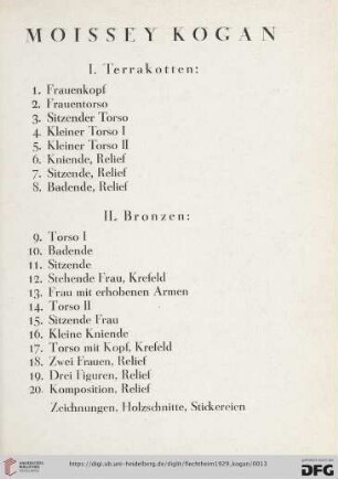 II. Bronzen Nr. 9 - 20