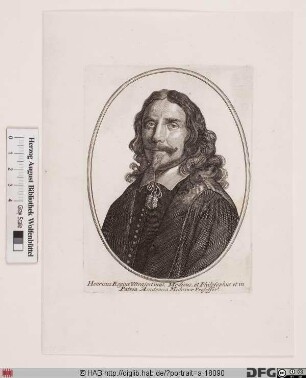 Bildnis Hendrik de Roy (lat. Henricus Regius)
