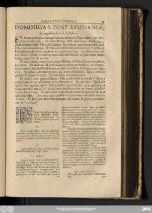 Dominica I. Post Epiphaniae, Evangelium, Lucae 2. 1. ad finem.