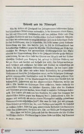 Ariovist und die Römerzeit