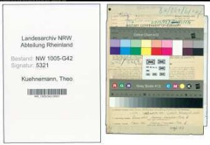 Entnazifizierung Theo Kuehnemann , geb. 02.08.1900 (Friseurmeister)