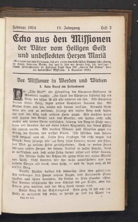 Februar 1914. Heft 2