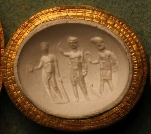 Herkules, Merkur und Silvanus (Daktyliothek, Erstes Mythologisches Tausend)
