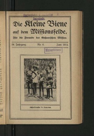 54. Jahrgang. Nr. 6. Juni 1914.