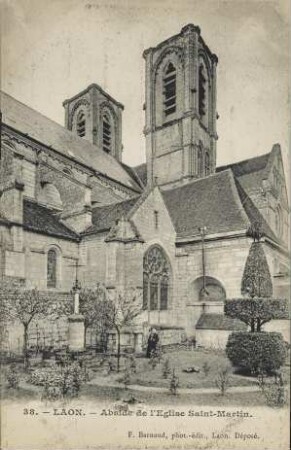 Laon. - Abside de l'Eglise Saint-Martin.