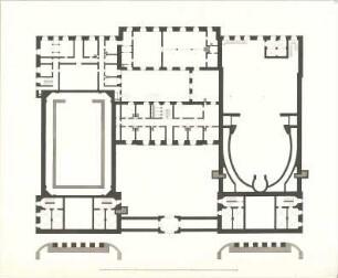 Gärtner, Andreas; München; Theater- und Konzertsaal-Projekt - Grundriss Souterrain