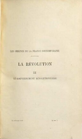 Les origines de la France contemporaine. 4,3