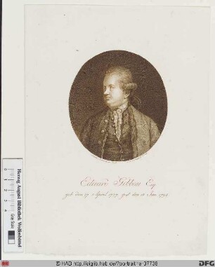 Bildnis Edward Gibbon