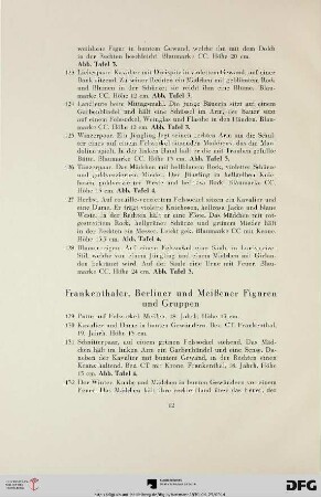 Frankenthaler, Berliner und Meißener Figuren und Gruppen (Nr. 129-148)