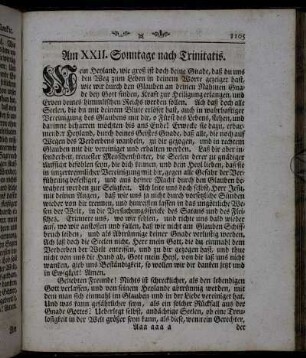 Am XXII. Sonntage nach Trinitatis. - Am XXIII. Sonntage nach Trinitatis.