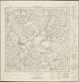 Meßtischblatt 1804 : Bersenbrück, 1938 : Bersenbrück. - Hrsg. 1900, Nachtr. 1919, redakt. Änd. [19]38. - 1:25000. - [Berlin]: Reichsamt für Landesaufnahme, 1938. - 1 Kt.