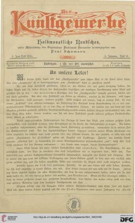 2. Juni-Heft 1895