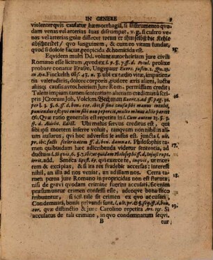 Disputatio juridica de haemorrhagia vulneratorum, von Verblutung der Verwundeten