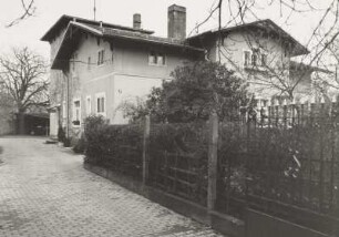 Radeburg, Villa : Radeburg. Villa. Radeberger Straße 13. bezeichnet 1866. Eingangsseite