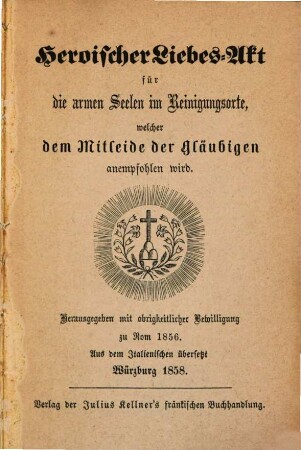 Heroischer Liebes-Akt für die armen Seelen im Reinigungsbete ...