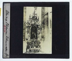 Ottobeuren, Klosterkirche St. Alexander und Theodor,Ottobeuren, Klosterkirche, St. Annenaltar (Altarblatt von J. Zick)