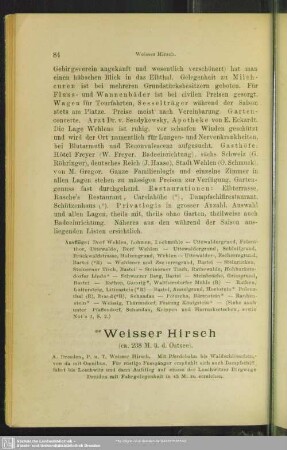 Weisser Hirsch