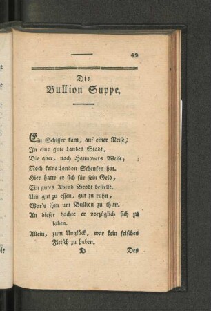 Die Bullion Suppe.
