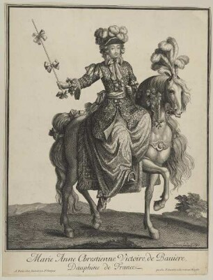 Bildnis der Marie Anne Chrestienne Victoire de Bauiere