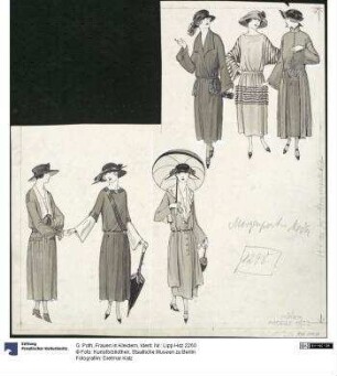 Frauen in Kleidern