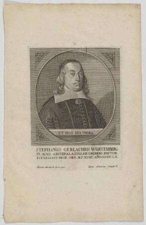 Bildnis des Stephanus Gerlachius