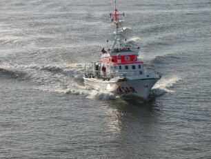 Seenotrettungskreuzer vor Cuxhaven
