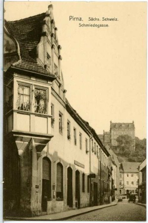 Pirna. Schmiedegasse