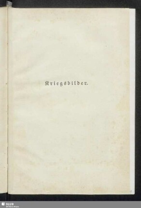 Kriegsbilder