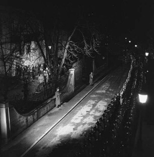 Kurzfristig anberaumtes Treffen zwischen Bundeskanzler Konrad Adenauer und dem französischen Staatspräsidenten Charles de Gaulle.