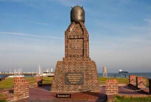 Deutschland. Niedersachsen. Cuxhaven. Kriegs Denkmal. Minensucherehrenmal