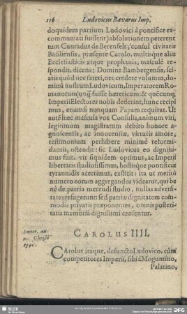 Carolus IIII.