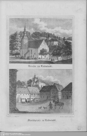 Kirche zu Liebstadt, Marktplatz zu Liebstadt : zu Lieferung 10