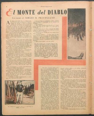 El monte del diablo : Un cuento de Sergio D. Provenzano