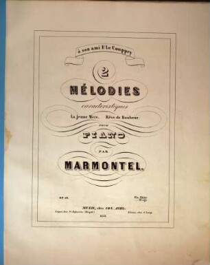 Le rêve de bonheur : op. 19,2
