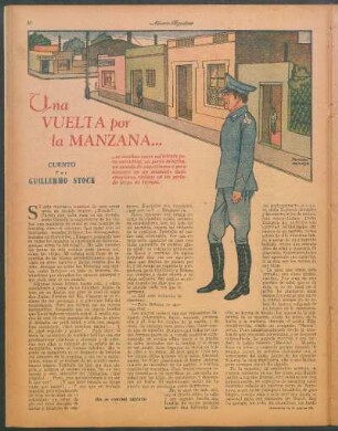 Una vuelta por la manzana... : Cuento por Guillermo Stock