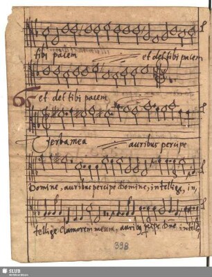 65. Anonymus: Verba mea auribus