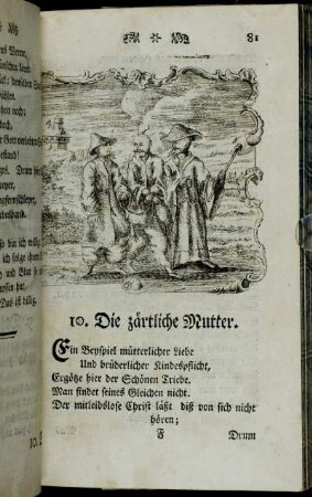 10. Die zärtliche Mutter.